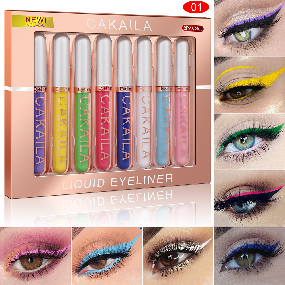 Waterproof Liquid Eyeliner Pen - Conjunto de canetas delineadoras à prova