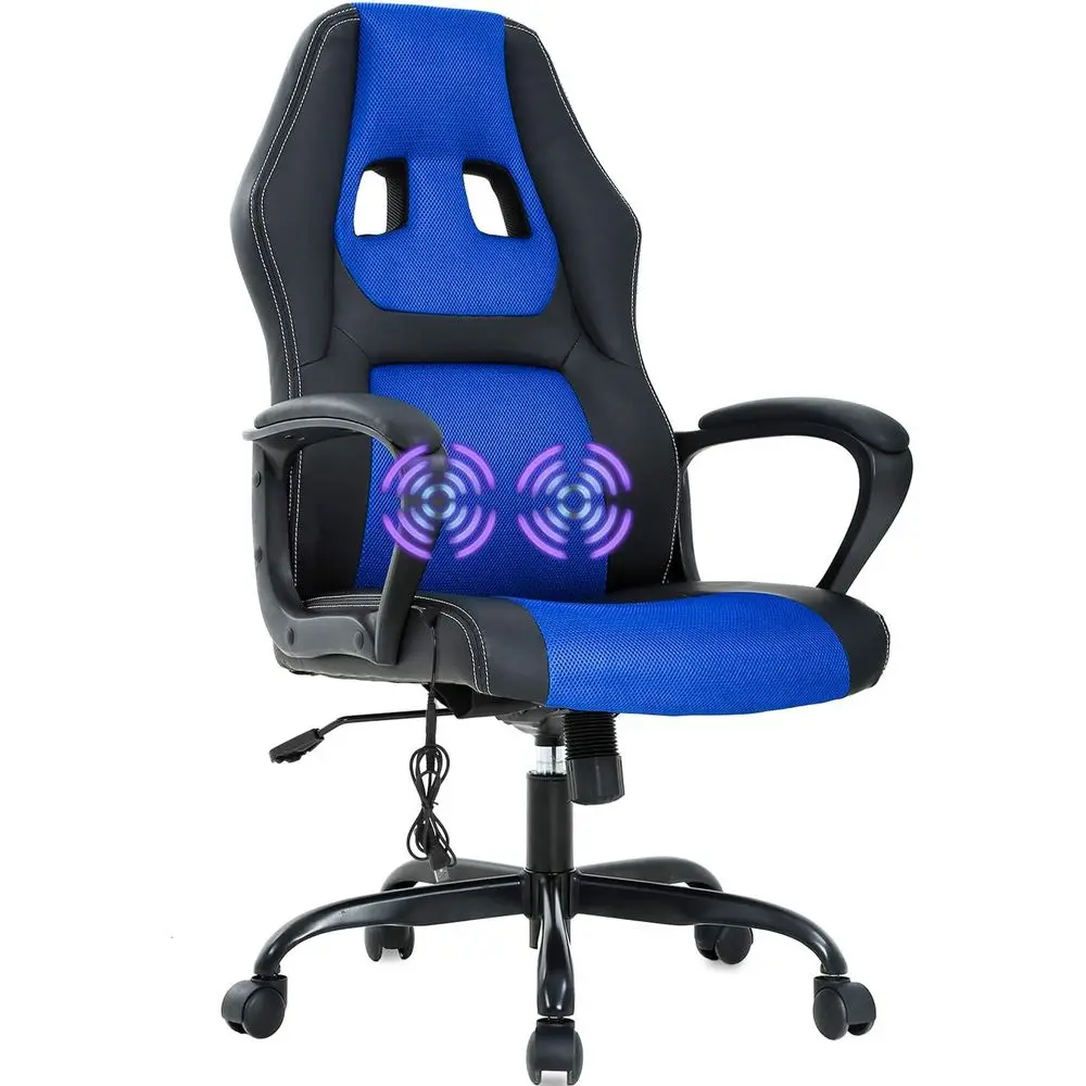 Massage - Cadeira de jogos ergonômica em couro