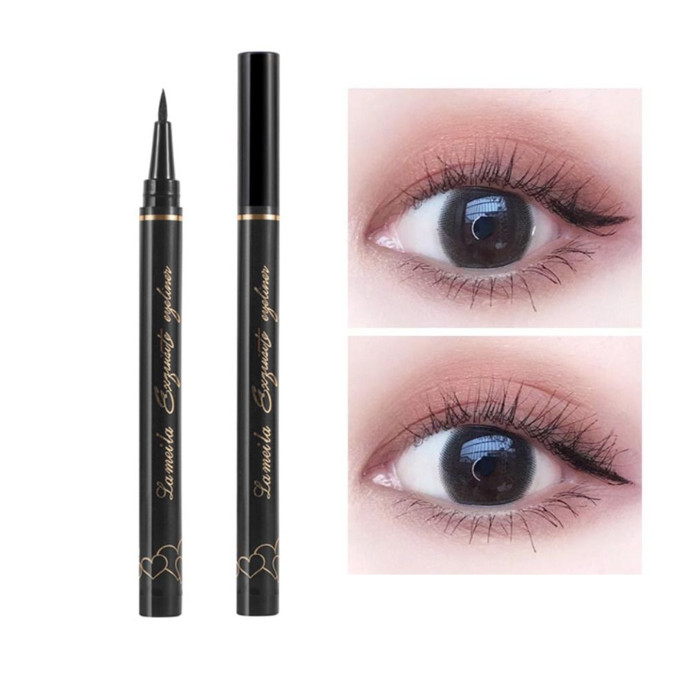 Waterproof Liquid Eyeliner Pen - Novo Delineador Líquido Preto à Prova