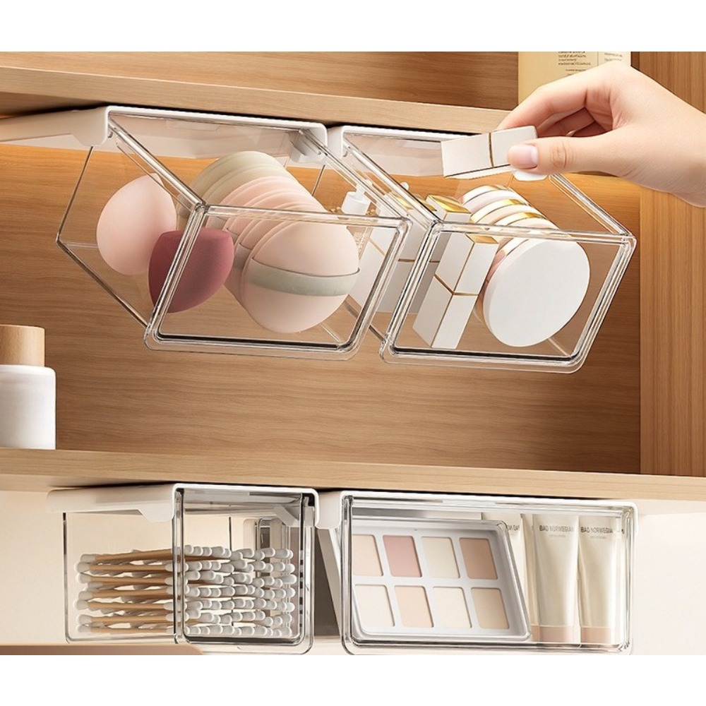 Makeup - Caixa de Armazenamento Plástica Estilo Gaveta,