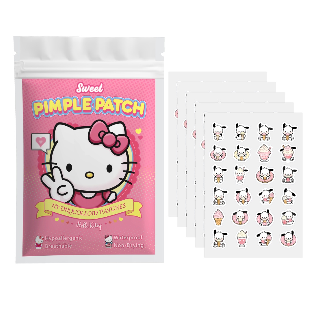 Hydrocolloid Pimple Patch - 48/120PCS Adesivos para Acne Hello Kitty,