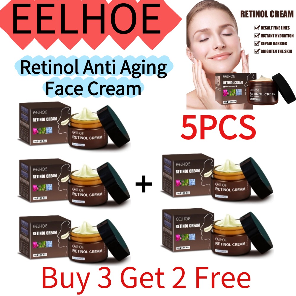 Retinol Anti Wrinkle Cream - EELHOE 1/2/3/5PCS (Compre 3 e Ganhe