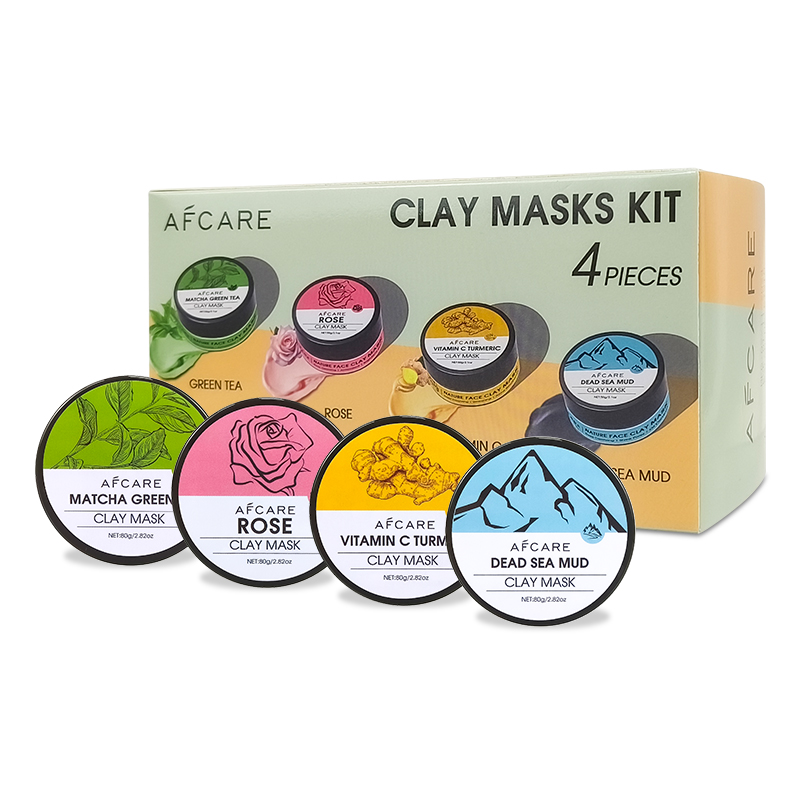 Green Tea Cleansing Clay Mask - Conjunto de 4 Máscaras Faciais de