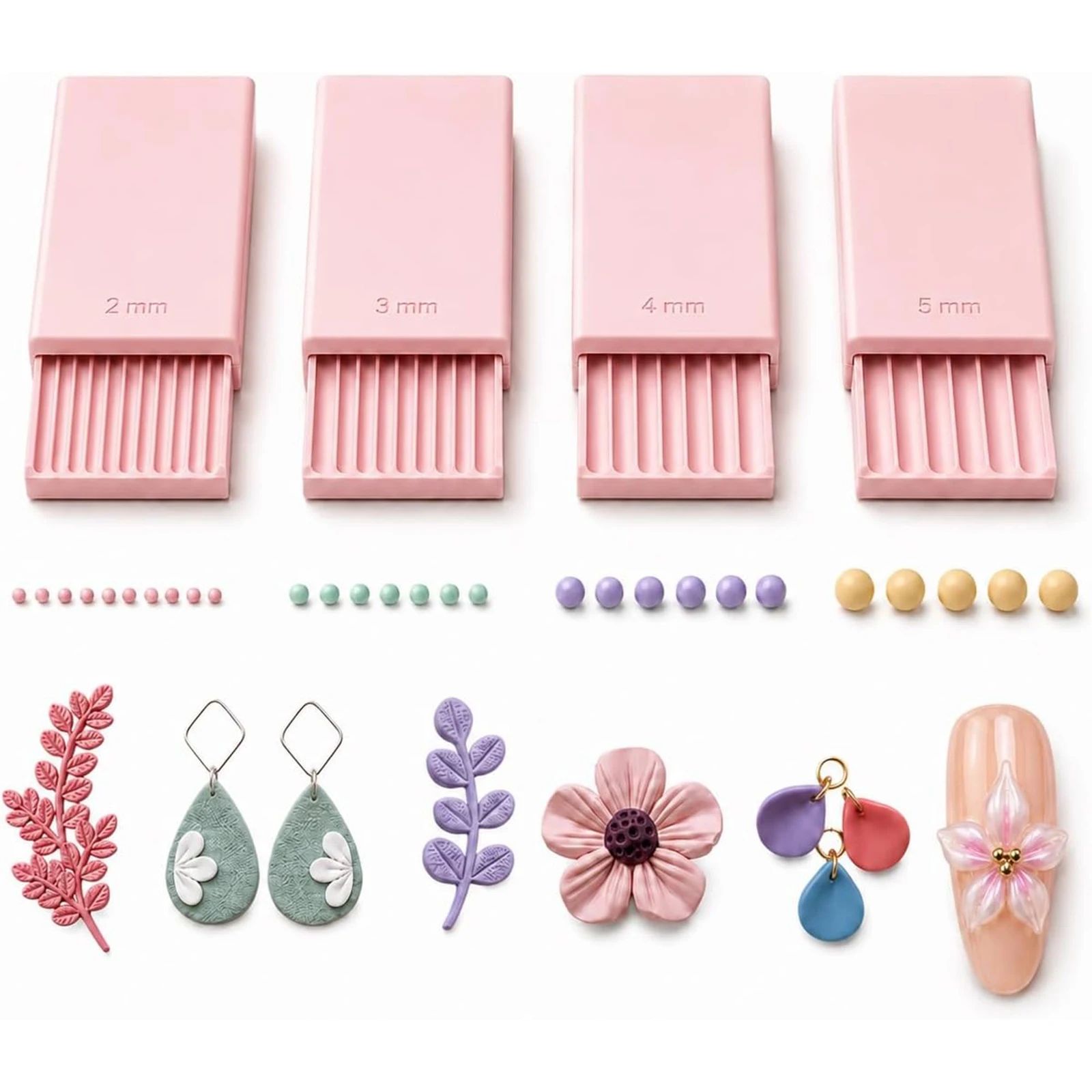 Nail Art - Kit 4 Peças: Ferramenta para Criar