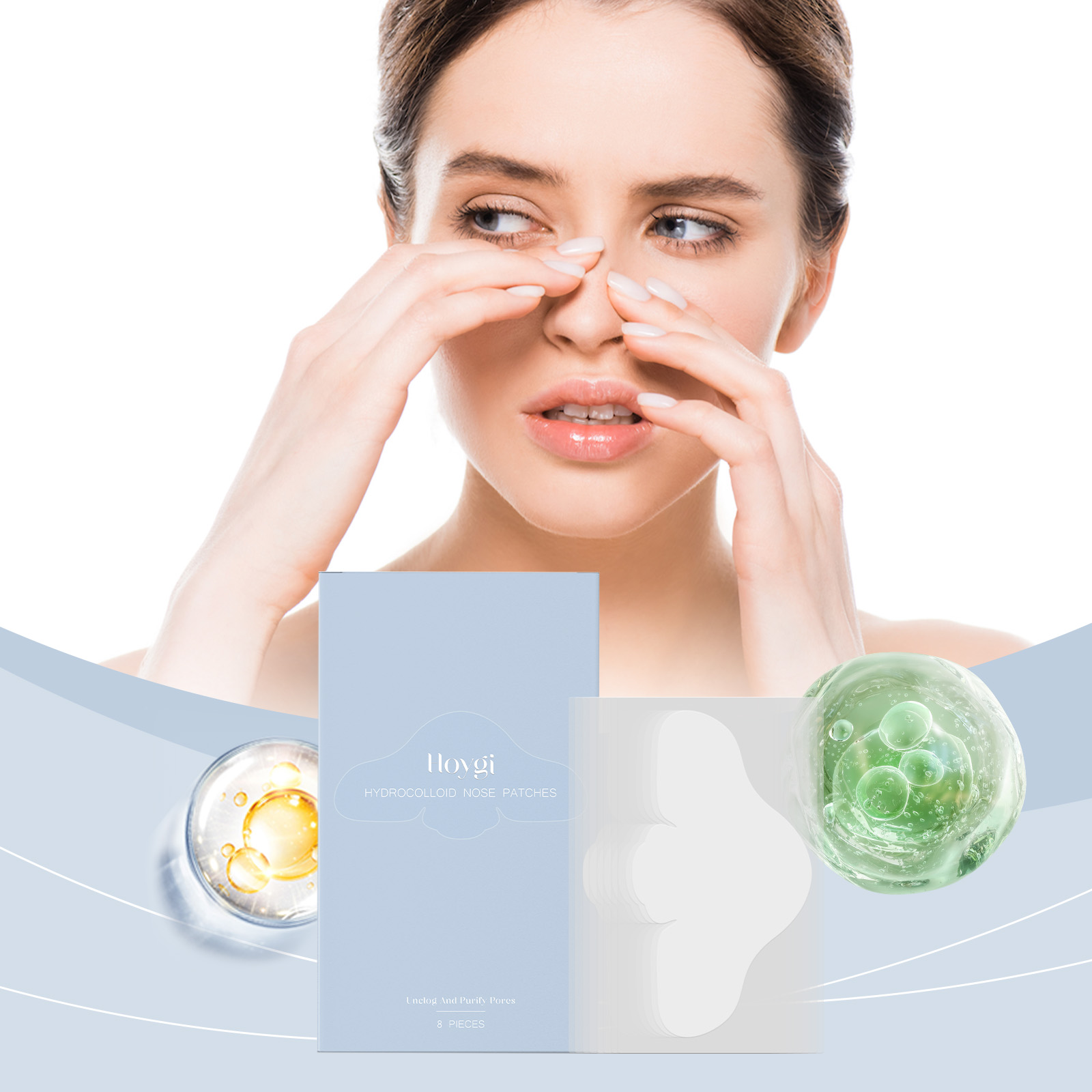 Salicylic Acid Blackhead Remover - Tiras de poros nasal de ácido