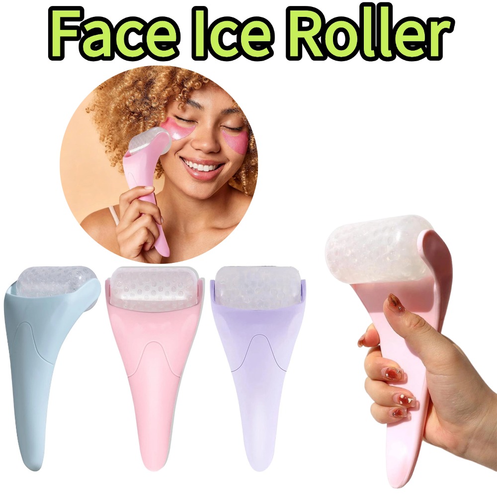 Face Ice Roller Puffiness - Rolo de gelo para massagem facial,