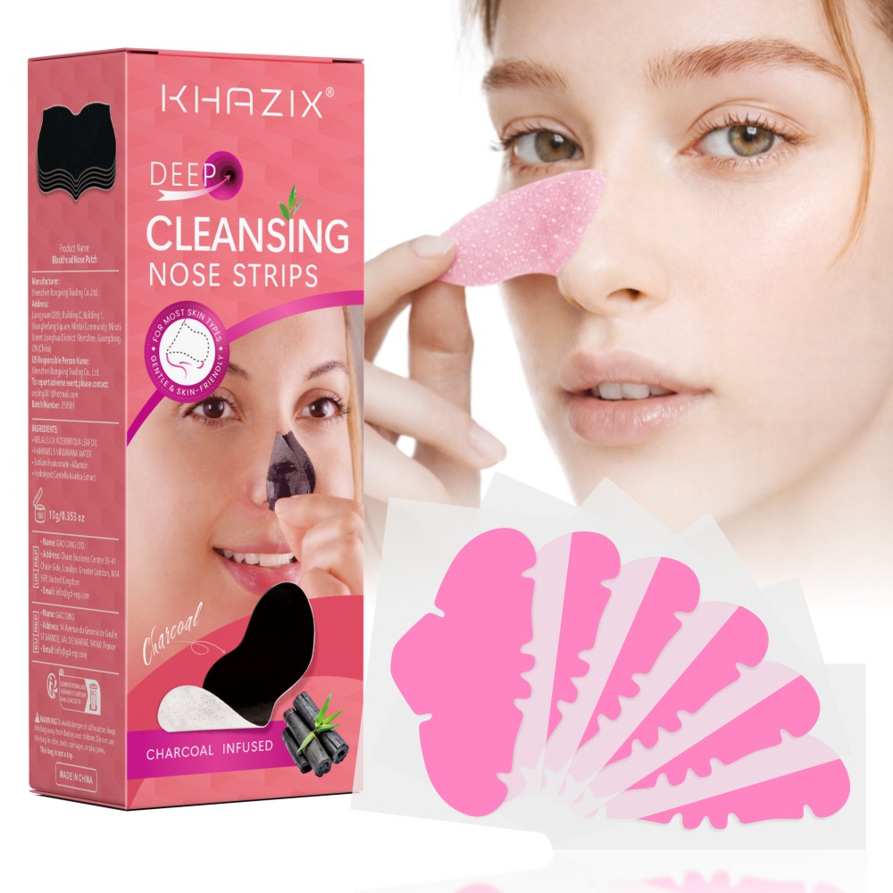 Salicylic Acid Blackhead Remover - 10/25/50PCS Tiras de Hidrocoloide Rosa para