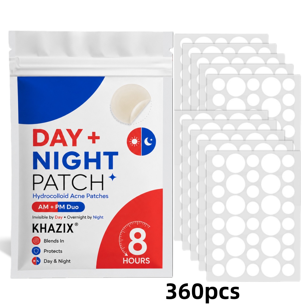 Hydrocolloid Pimple Patch - 360 Adesivos para Acne com Tecnologia