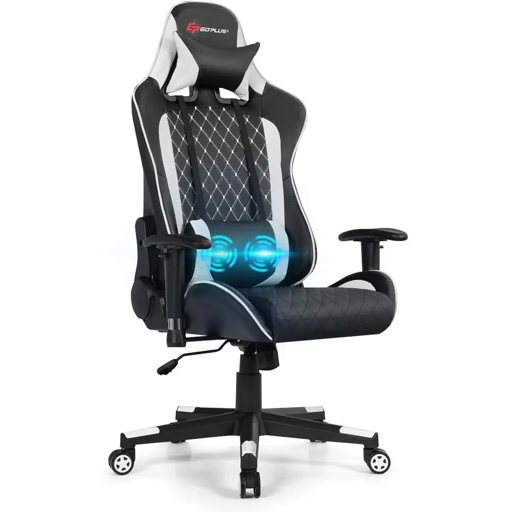 Massage - Cadeira Reclinável Ergonômica Ajustável para Jogos