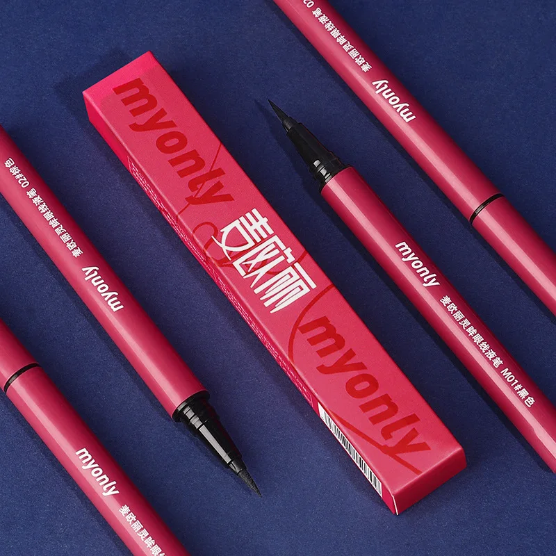 Waterproof Liquid Eyeliner Pen - Delineador ultrafino suave, à prova d'água,