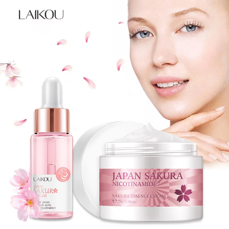 Niacinamide Pore Shrinking Essence - Soro Laikou-sakura e creme facial de