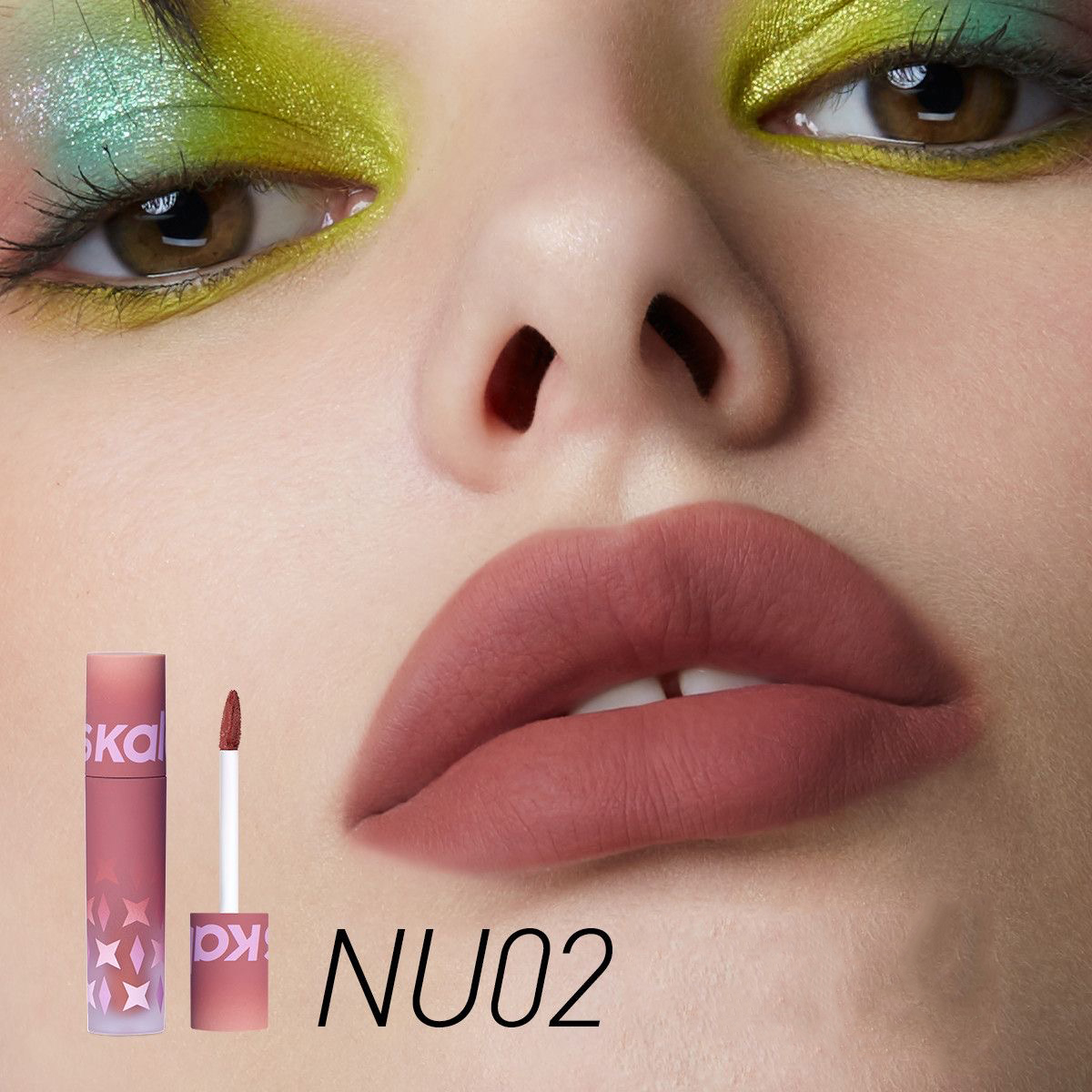 Matte Velvet Lip Tint Long Lasting - Batom Matte de Veludo Kaleidos, Creme