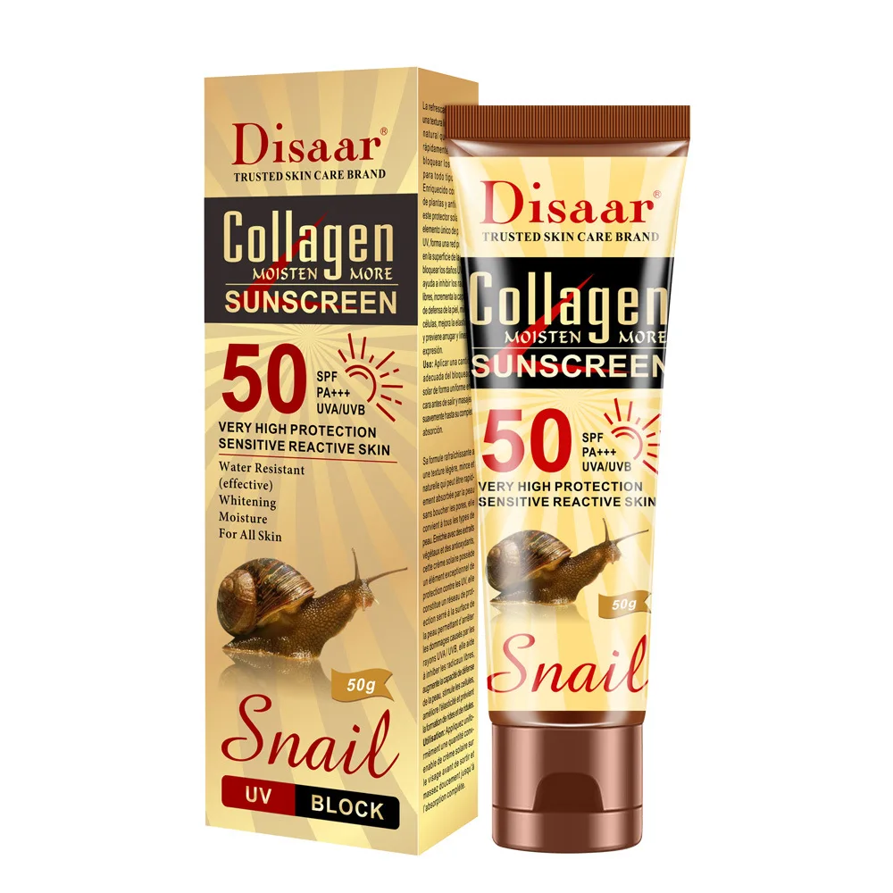 Spf 50 Waterproof Sunscreen - Protetor Solar Disaar com Colágeno Ósseo