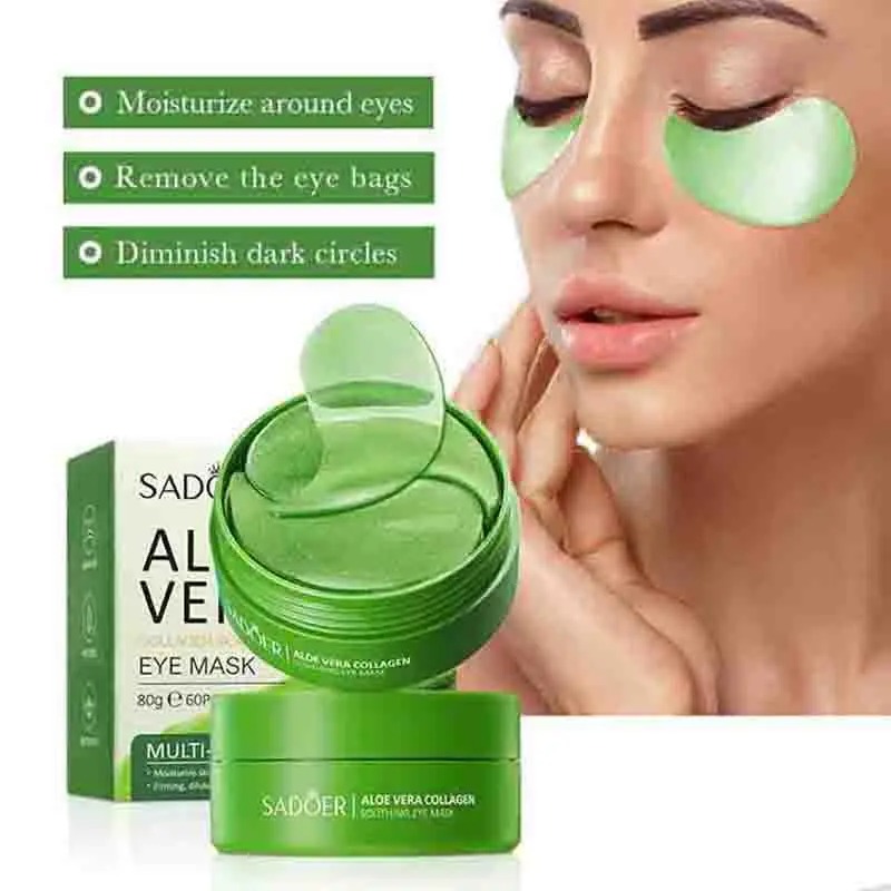 Collagen Under Eye Patches - Aloe Vera Collagen Eye Mask, Anti