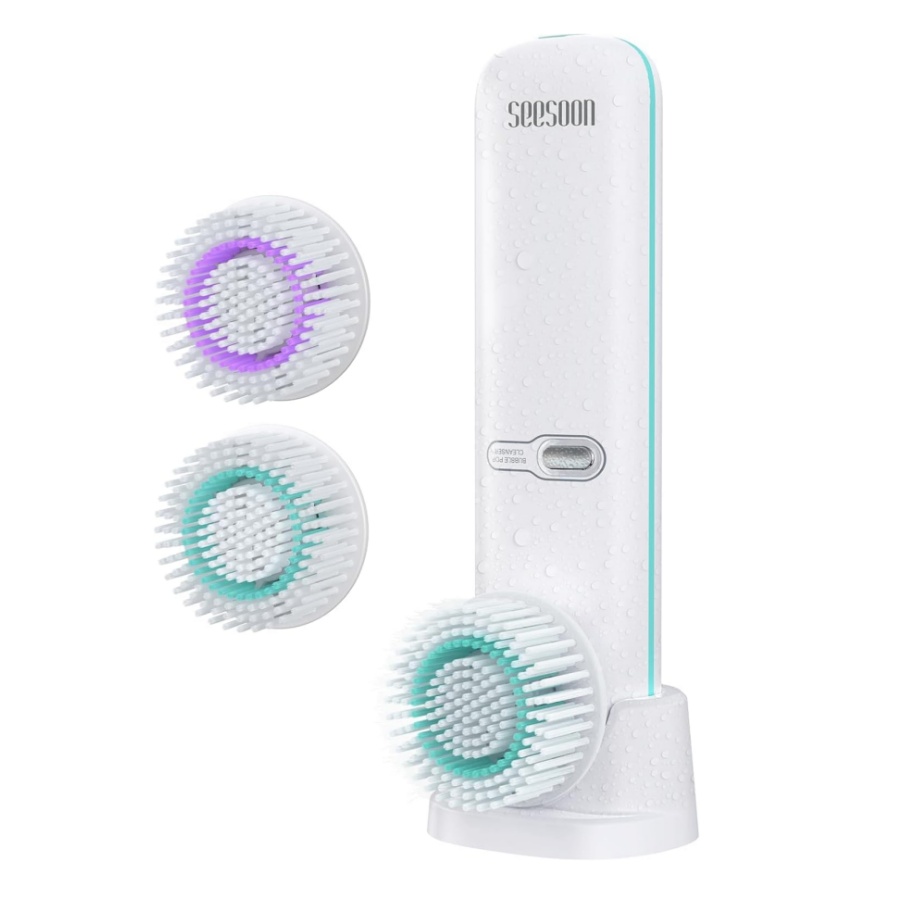 Silicone Face Scrubber Electric - Escova de Limpeza Facial, Esfoliador Facial
