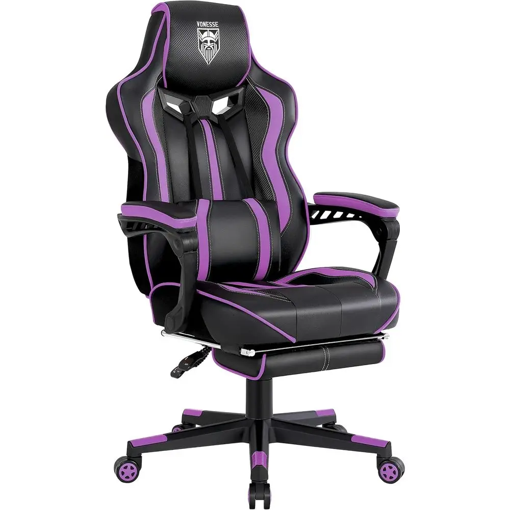 Massage - Cadeira de Jogos Ergonômica Reclinável para