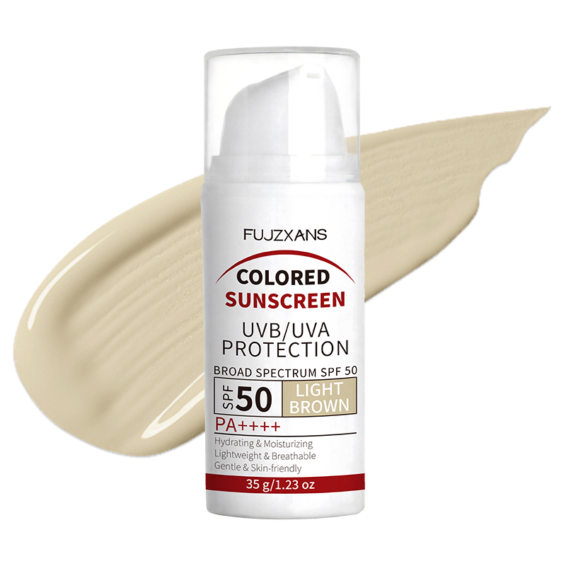 Spf 50 Waterproof Sunscreen - Creme BB com Cor Marrom Claro