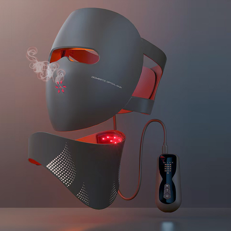 Led Light Therapy Face Mask - Alta qualidade silicone macio 3c led