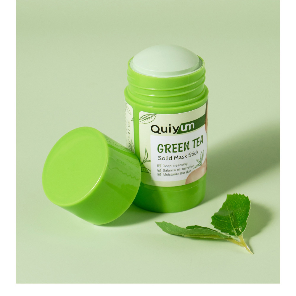 Green Tea Cleansing Clay Mask - Máscara de Argila Sólida Coreana QUIYUM