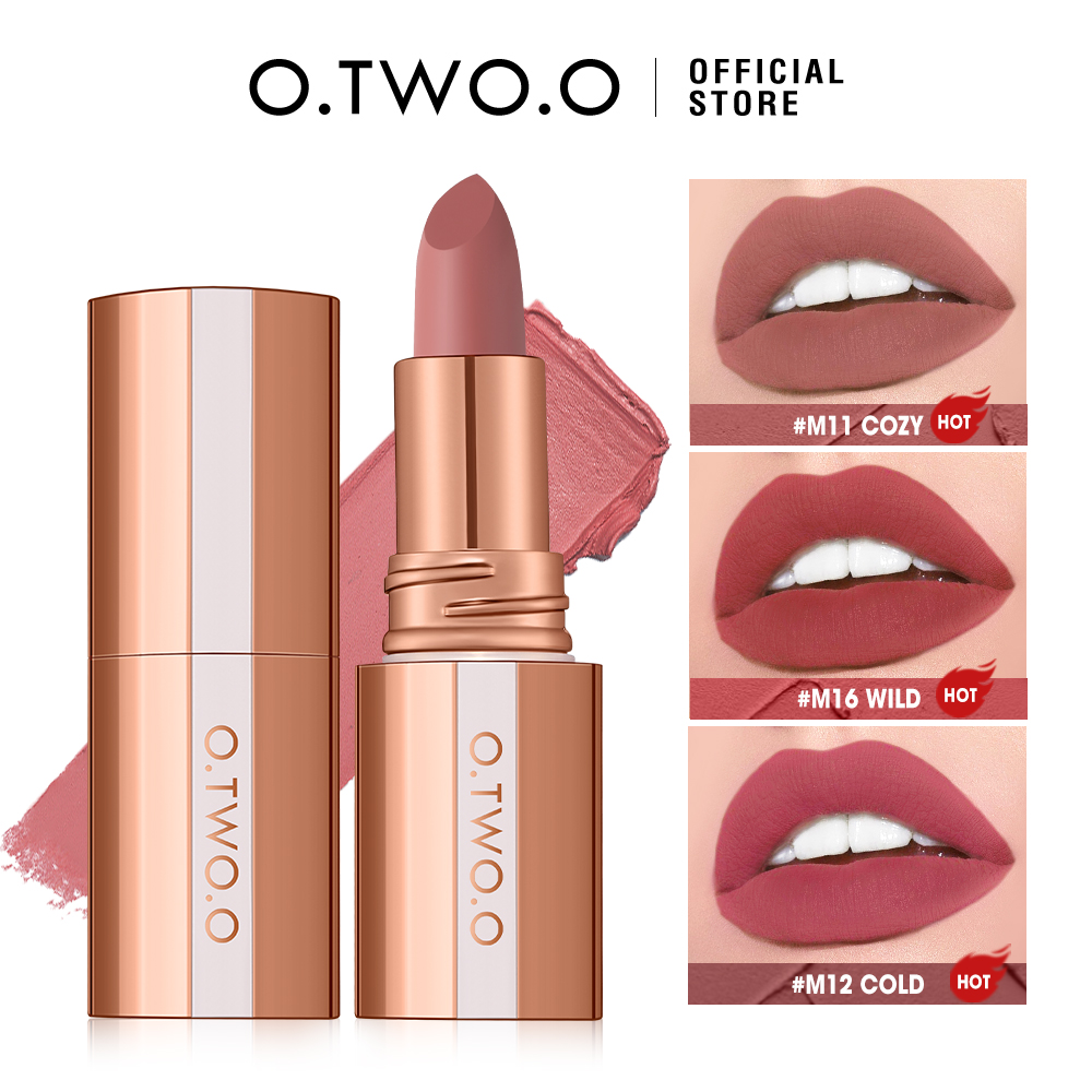 Matte Velvet Lip Tint Long Lasting - O.TWO.O Batom fosco de longa duração