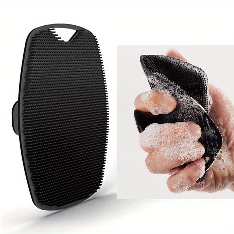 Silicone Face Scrubber Electric - Escova de banho de silicone esfoliante,