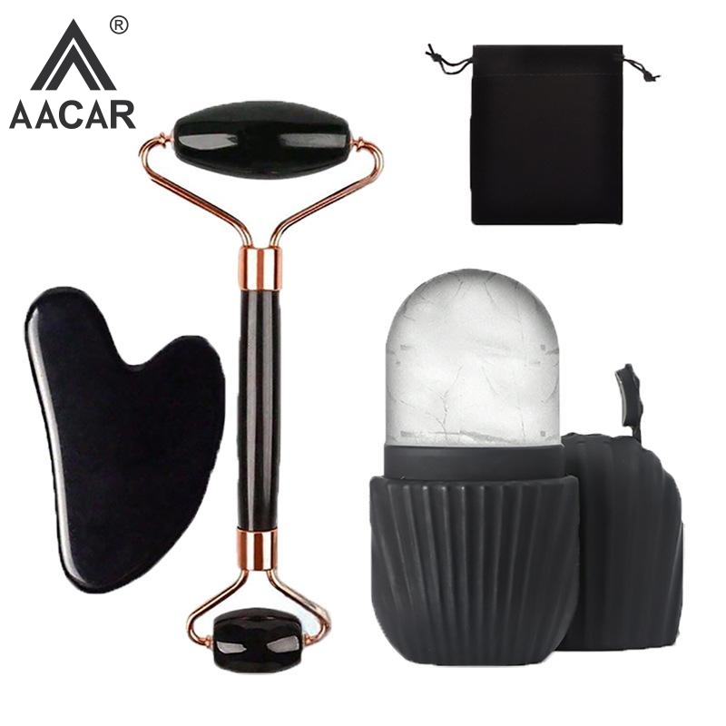 Face Ice Roller Puffiness - Conjunto de Rolo Facial de Gelo