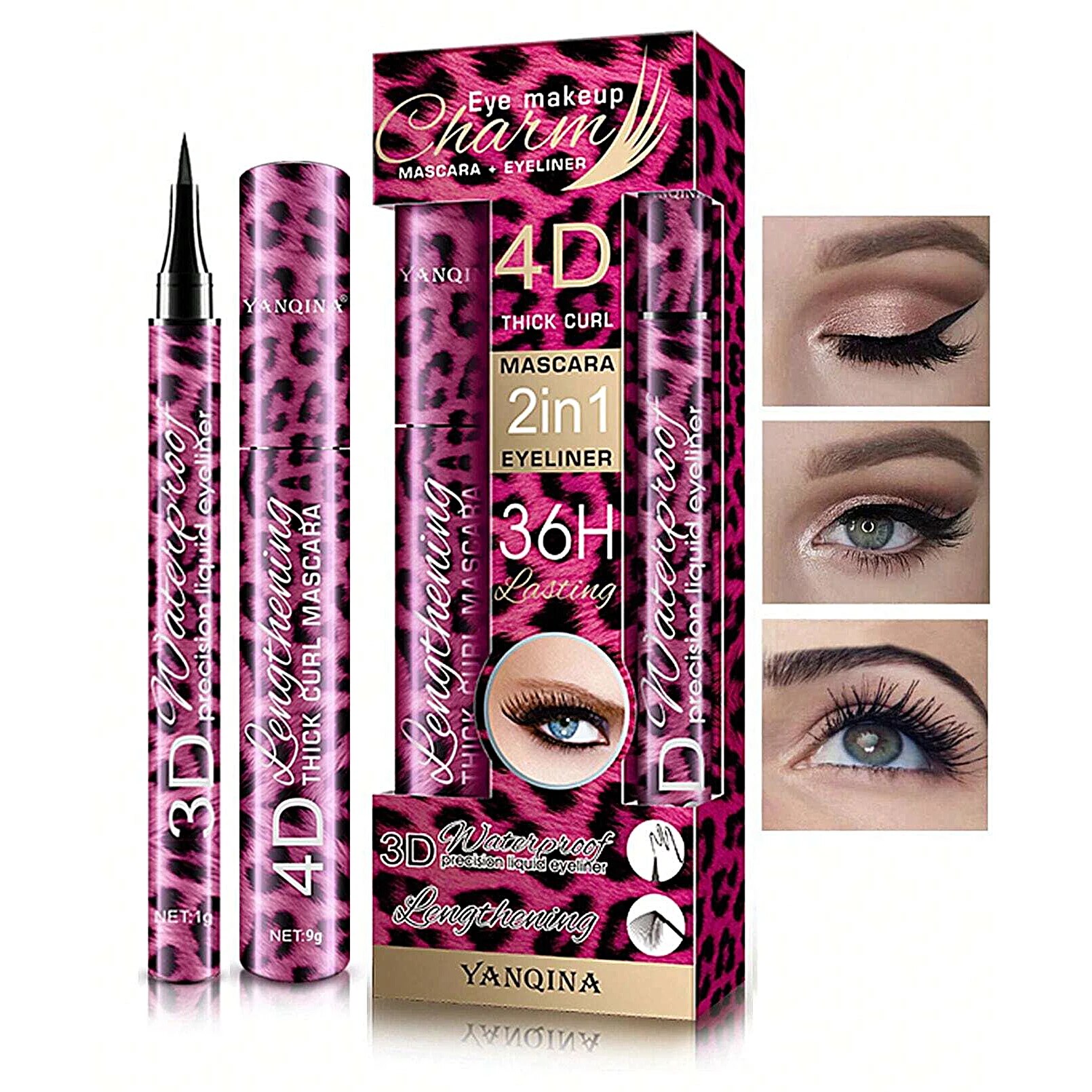 YANQINA-Lápis Delineador Líqui - Waterproof Liquid Eyeliner Pen avaliação e preço