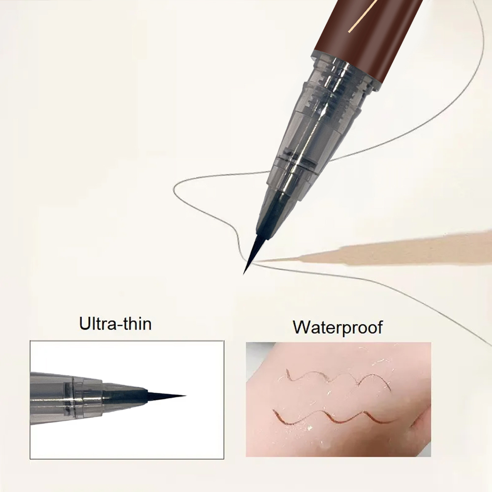 Novo 0.005mm ultra fino extra  - Waterproof Liquid Eyeliner Pen avaliação e preço