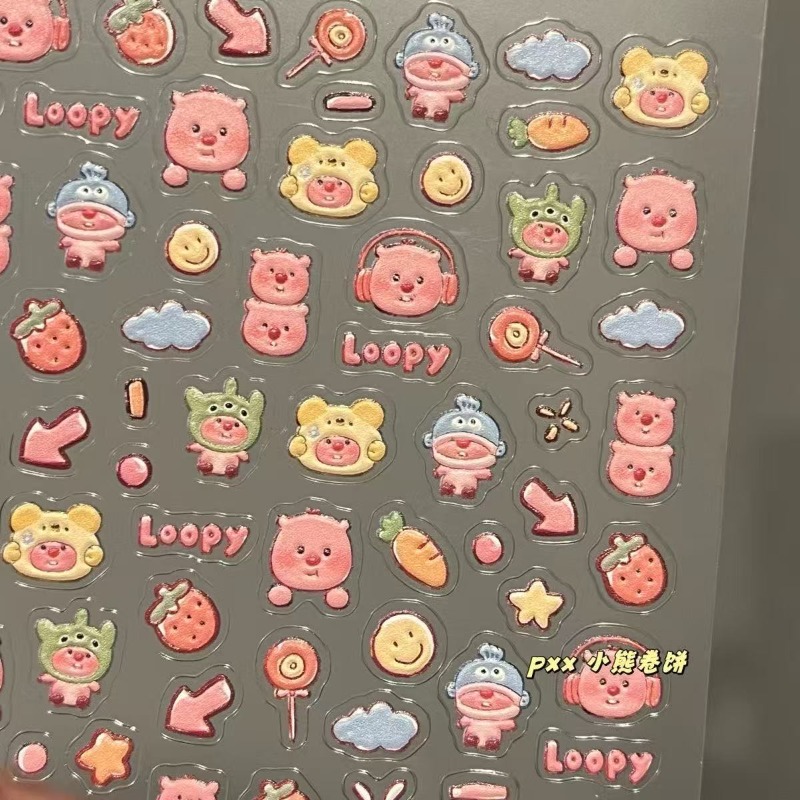 Adesivo 3D em relevo Loopy, ad - Nail Art avaliação e preço