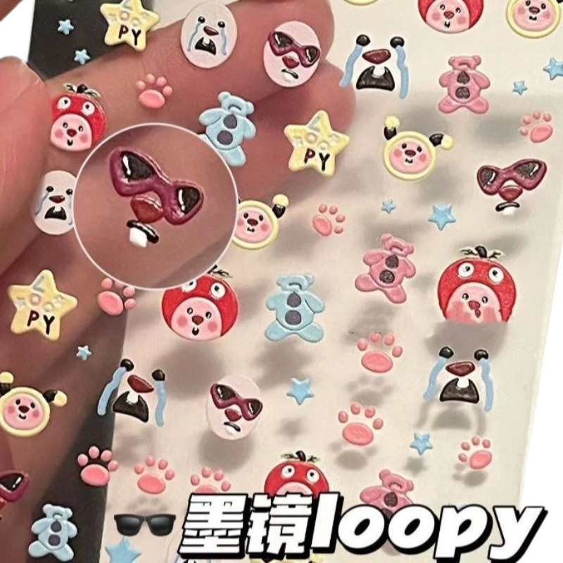 Adesivo 3D em relevo Loopy, ad - Nail Art avaliação e preço