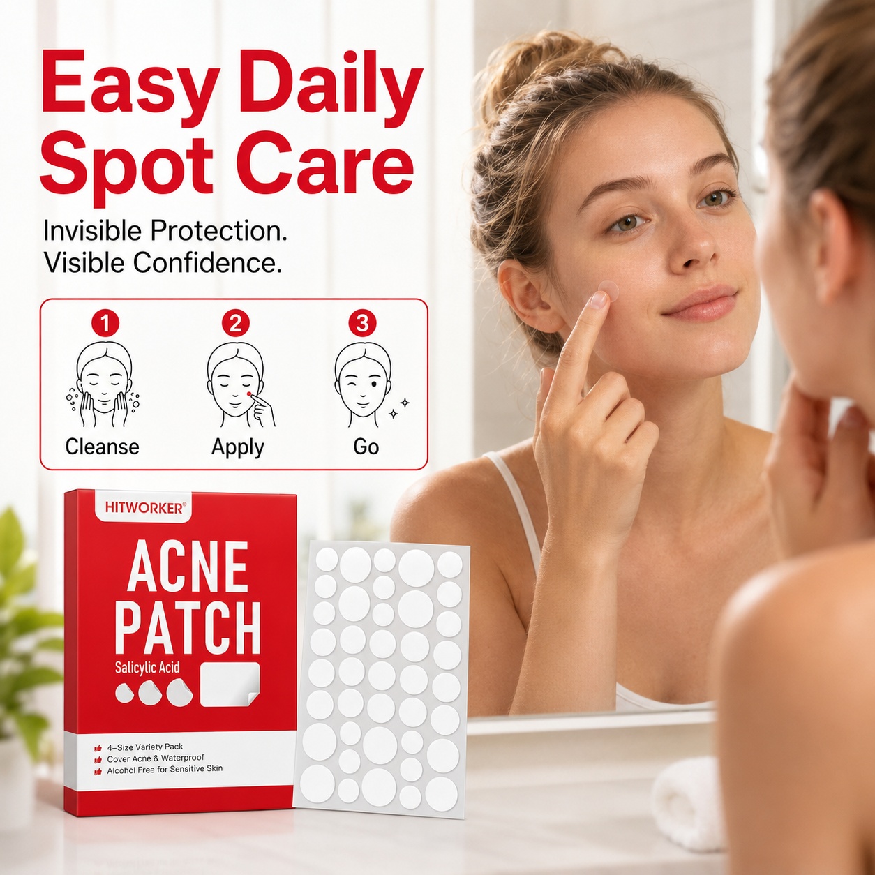 Patches de Hidrocoloide para A - Hydrocolloid Pimple Patch avaliação e preço