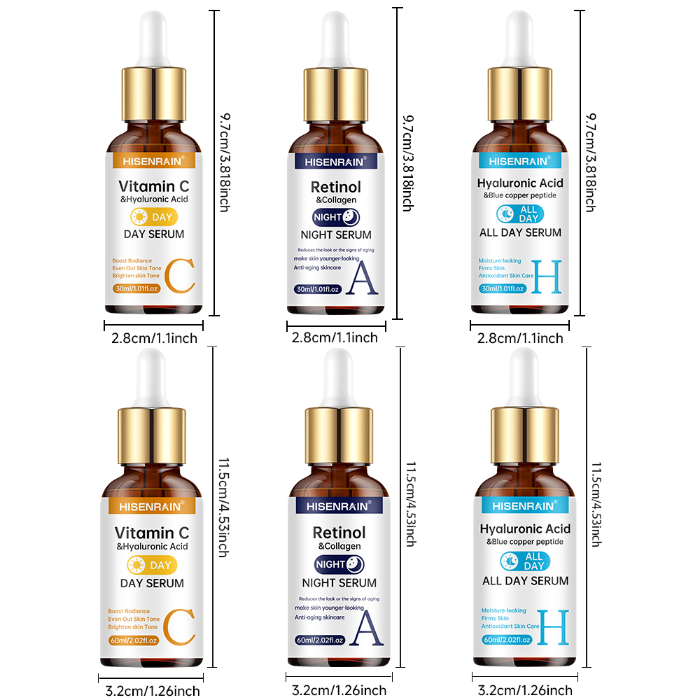 HISENRAIN Vitamina C + Retinol - Hyaluronic Acid Facial Serum avaliação e preço
