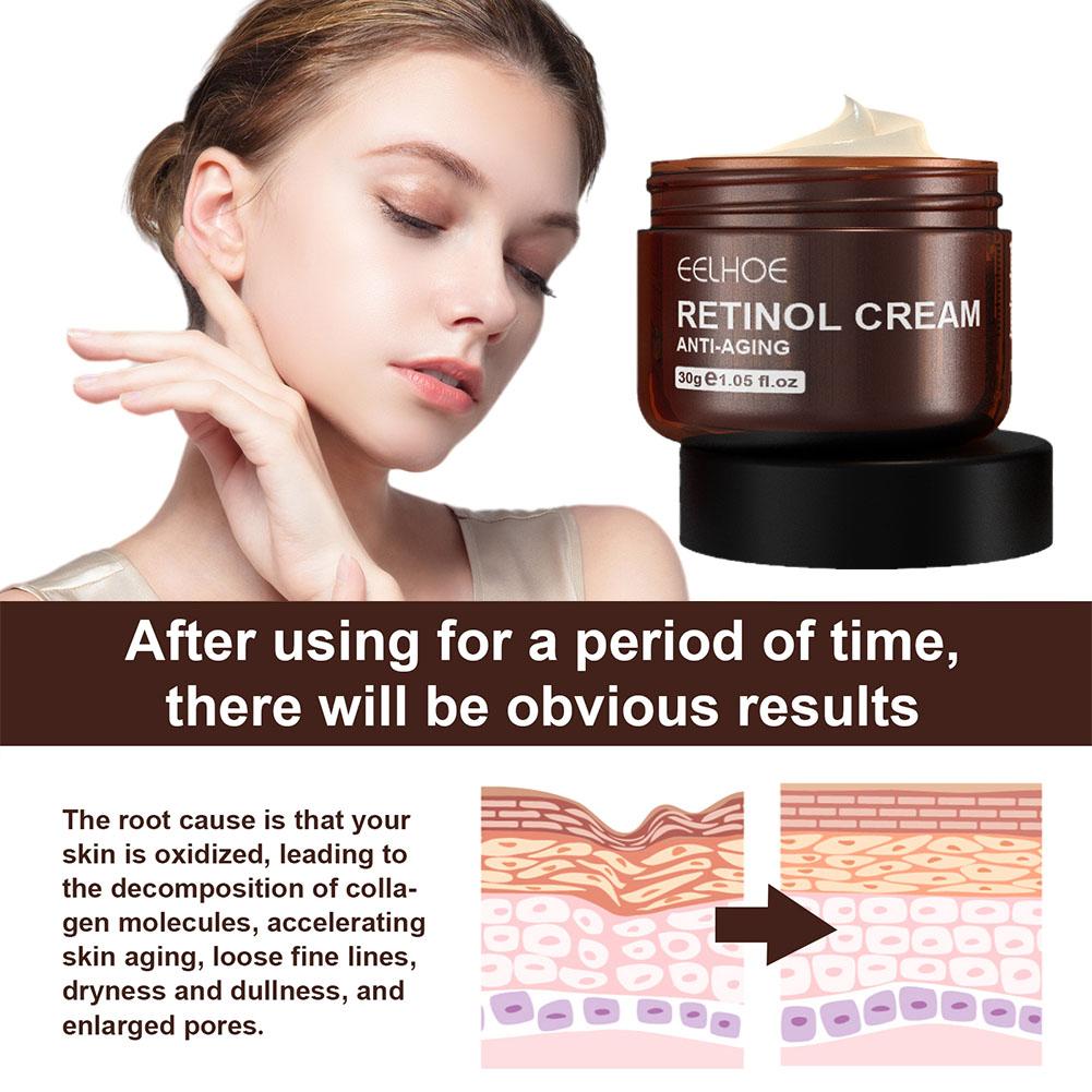 EELHOE 1/2/3/5PCS (Compre 3 e  - Retinol Anti Wrinkle Cream avaliação e preço