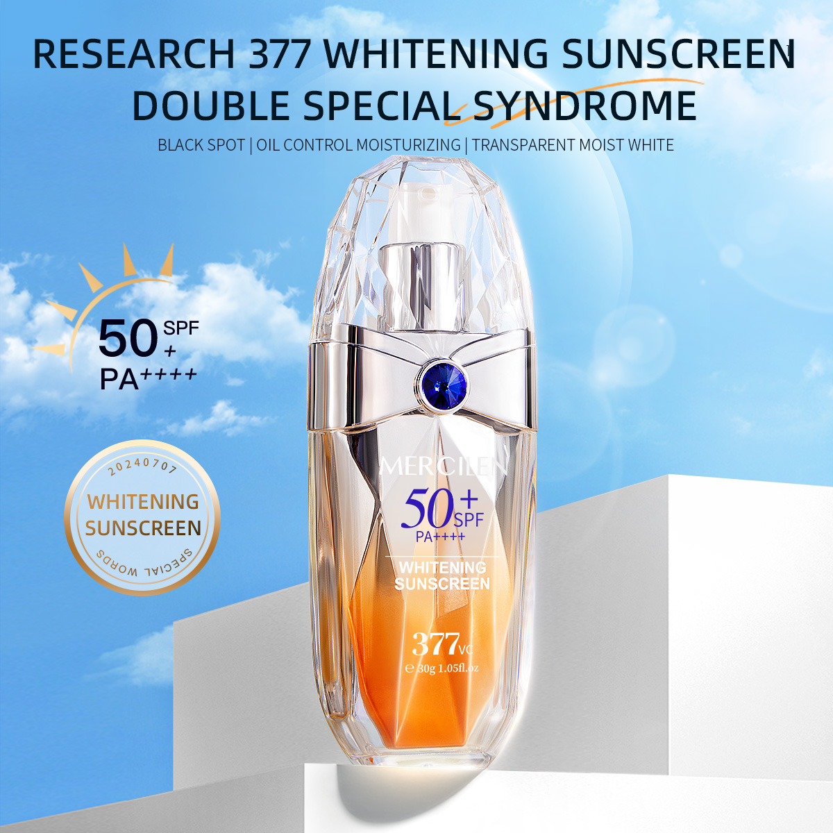 Protetor Solar Mercilen 30g, S - Spf 50 Waterproof Sunscreen avaliação e preço