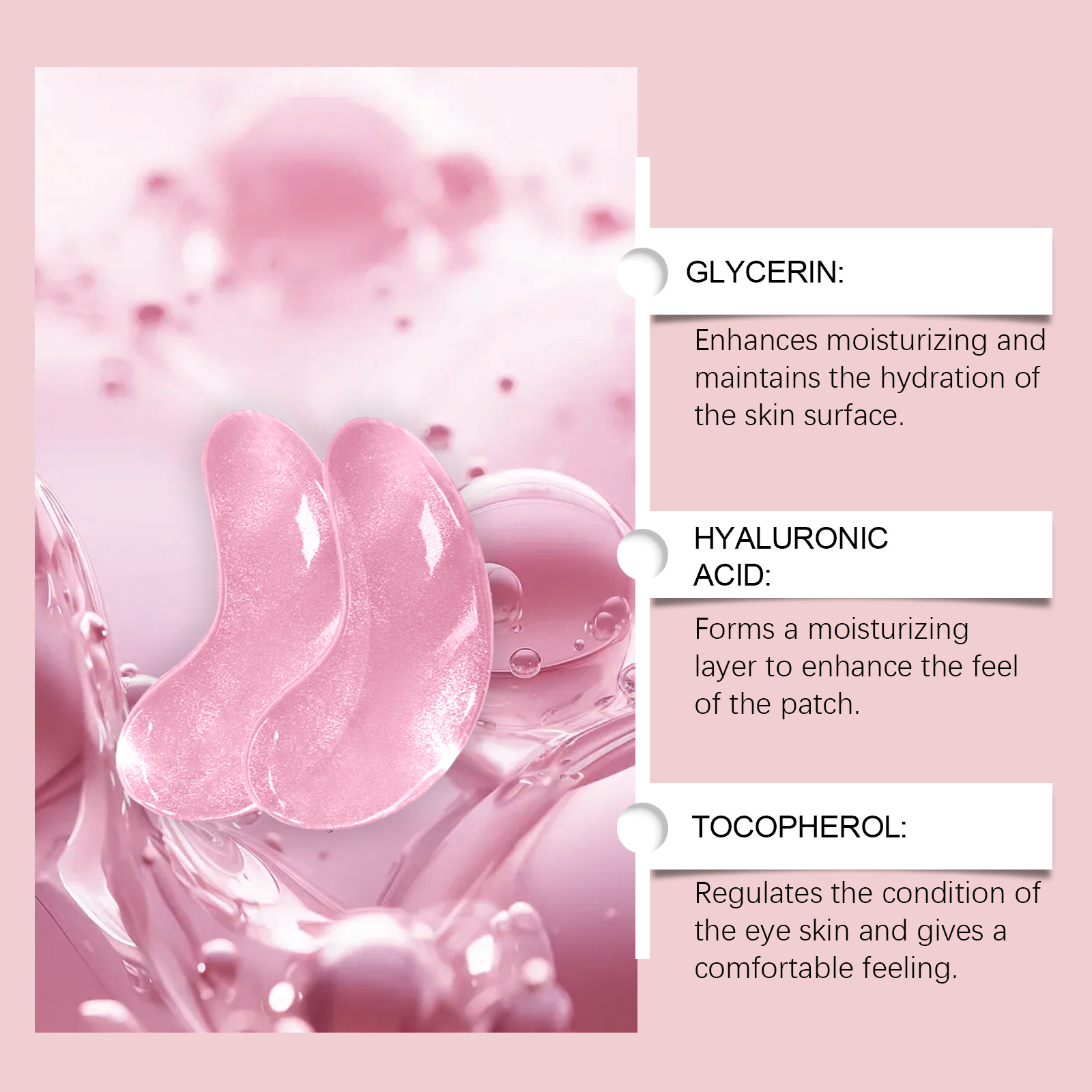 Máscara de olho solúvel em águ - Collagen Under Eye Patches avaliação e preço