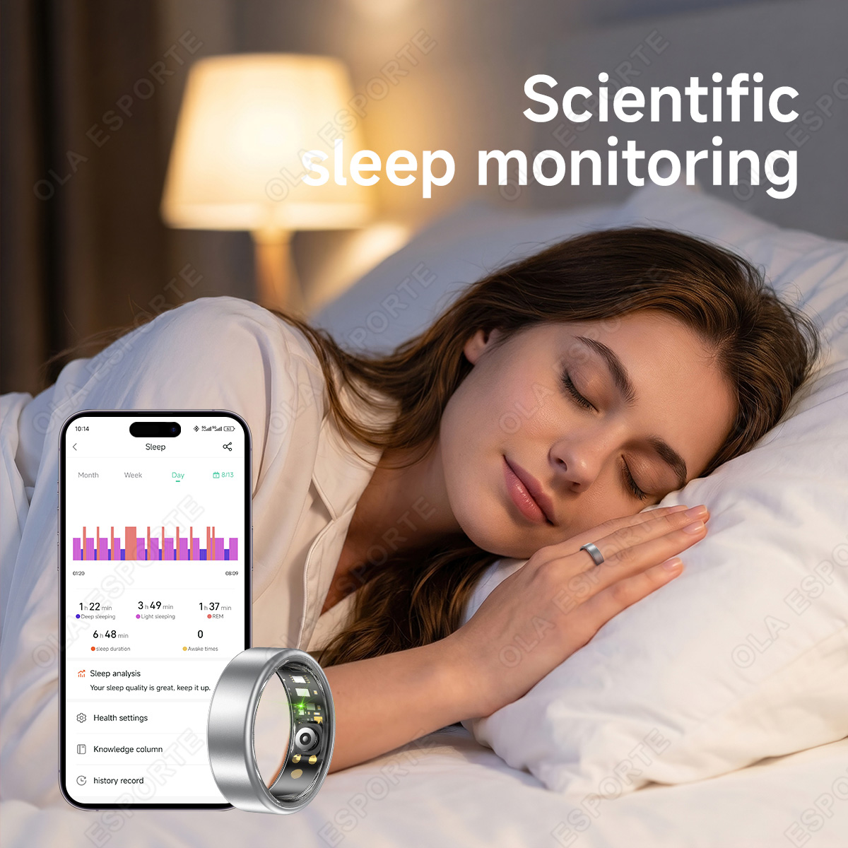 Anel inteligente para mulheres - Health Monitors avaliação e preço
