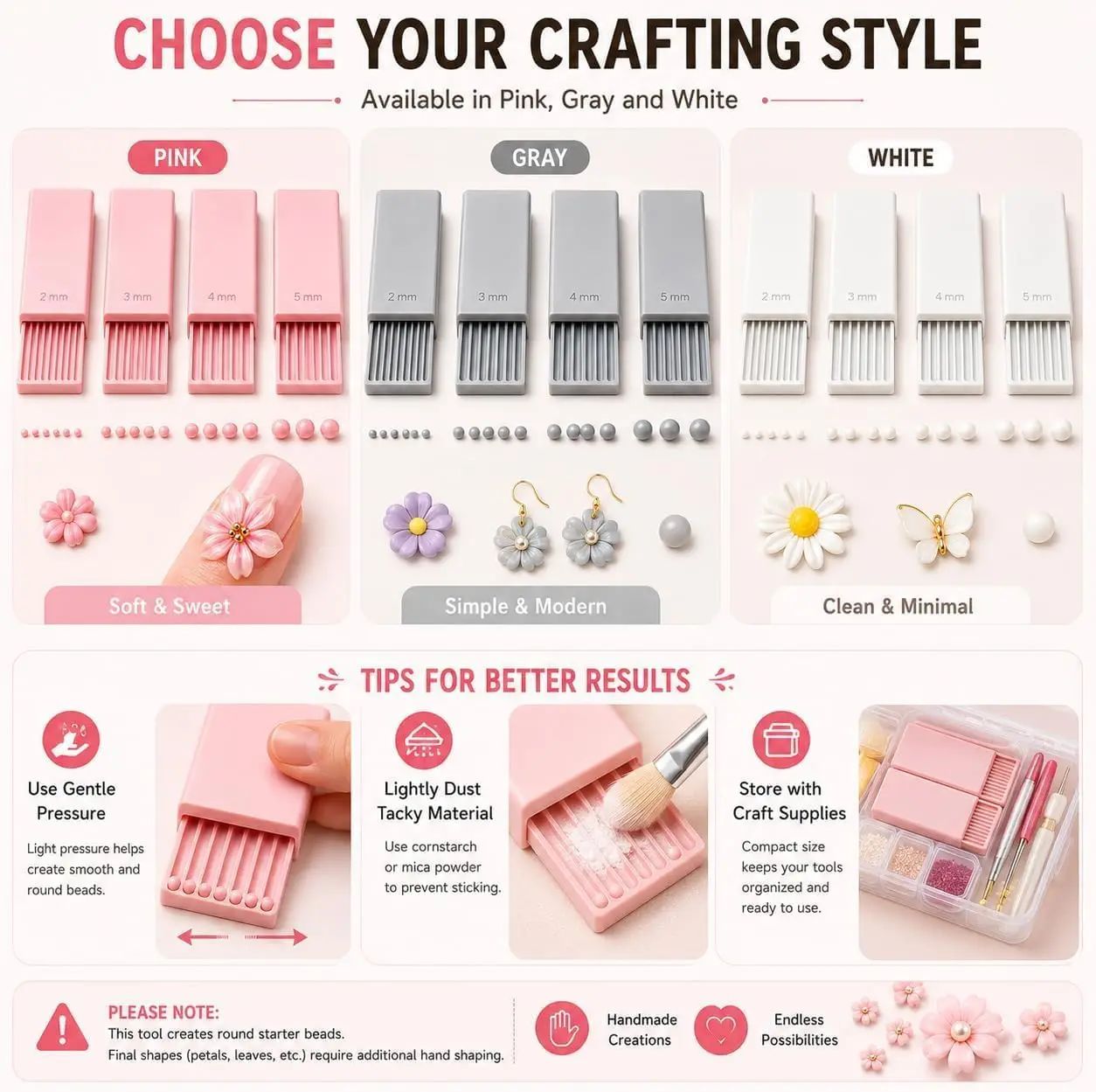 Kit 4 Peças: Ferramenta para C - Nail Art avaliação e preço