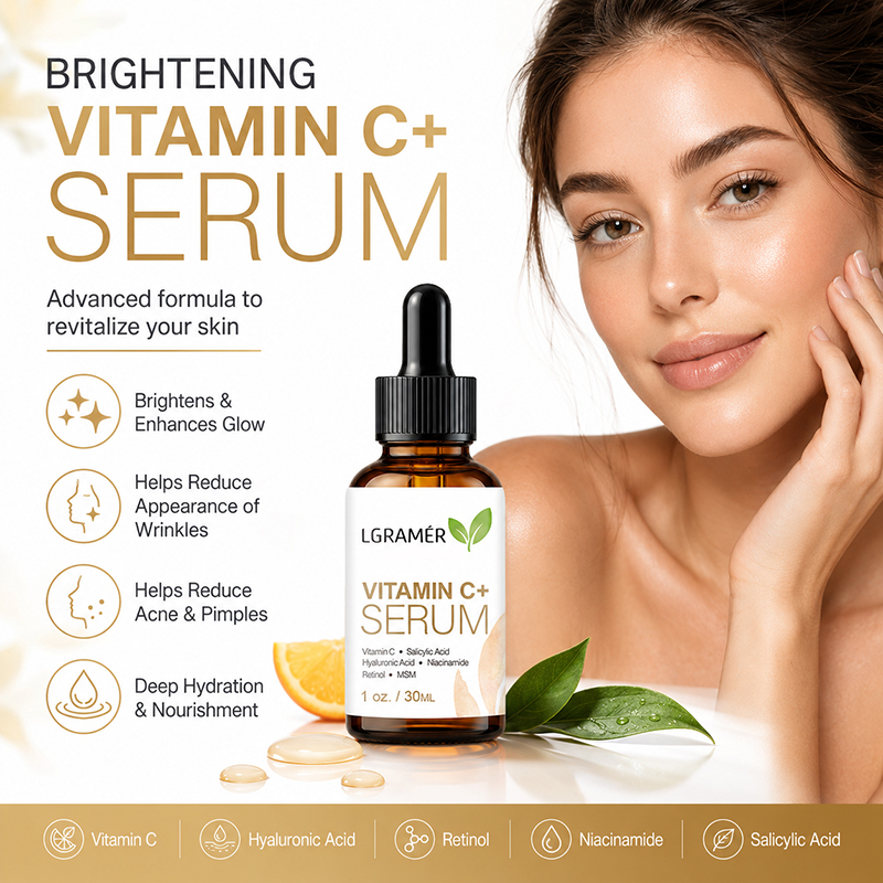 Sérum Facial de Vitamina C+ co - Hyaluronic Acid Facial Serum avaliação e preço