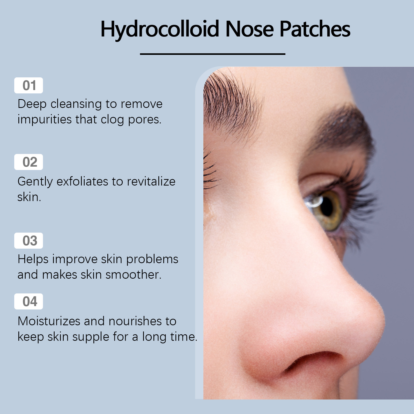 Tiras de poros nasal de ácido  - Salicylic Acid Blackhead Remover avaliação e preço