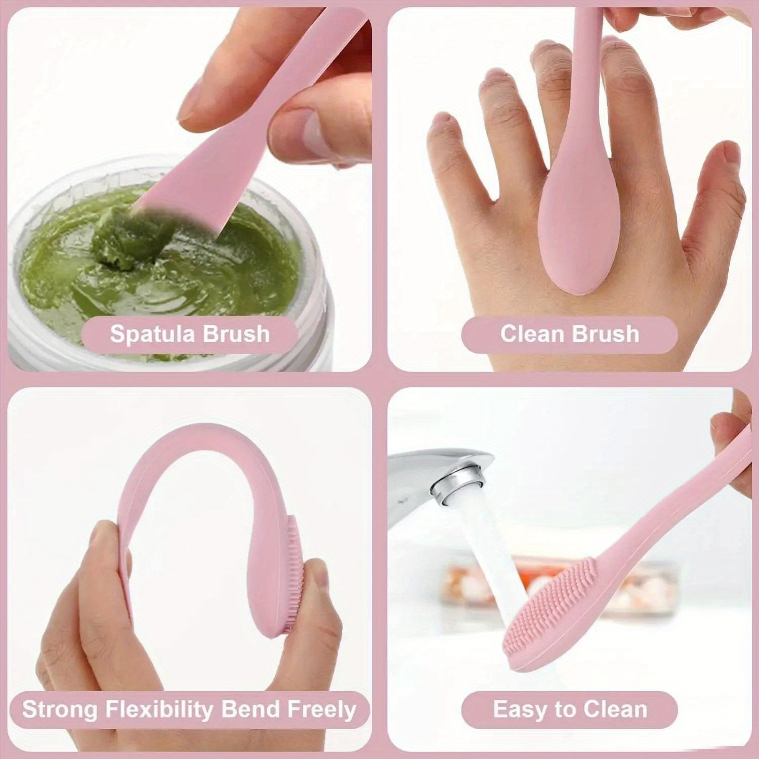 Cabeça dupla máscara facial es - Silicone Face Scrubber Electric avaliação e preço