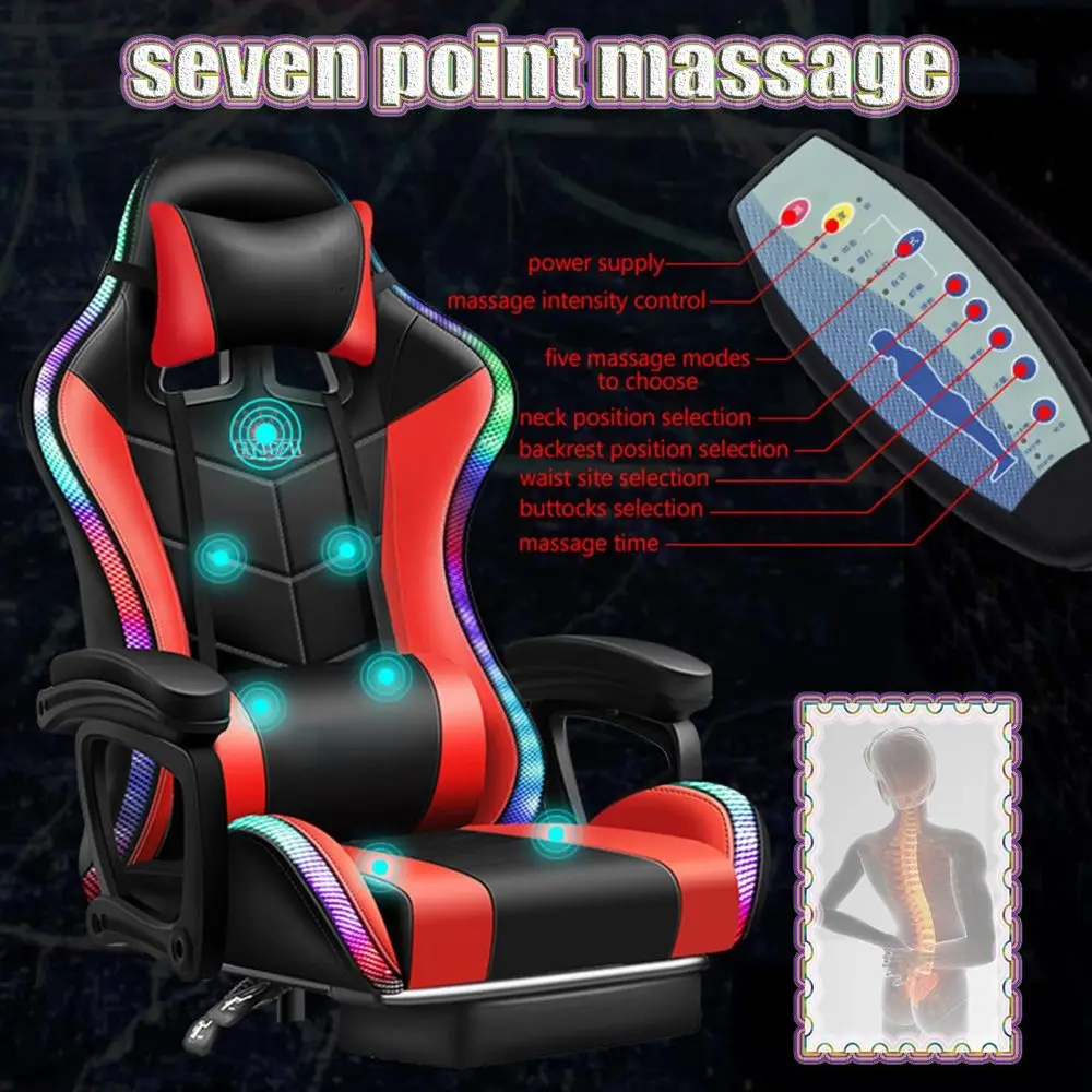 Cadeira de Jogos Ergonômica co - Massage avaliação e preço