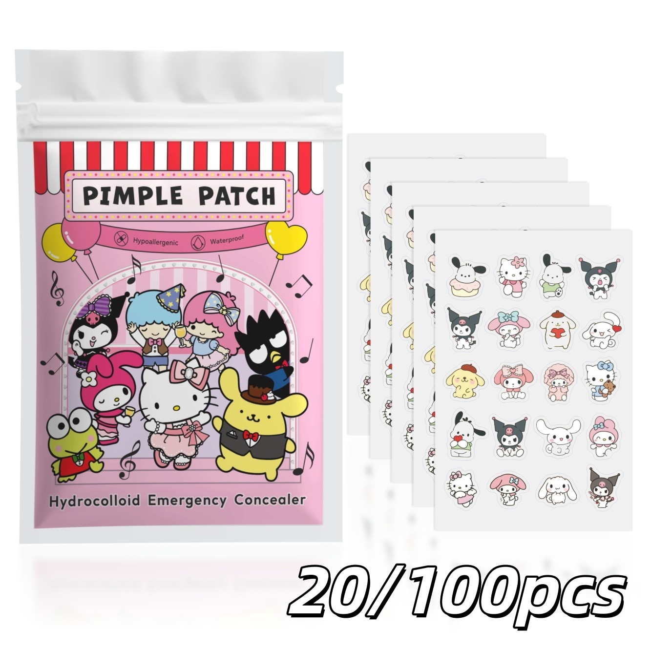 Conjunto de 20/100 Adesivos Hi - Hydrocolloid Pimple Patch avaliação e preço