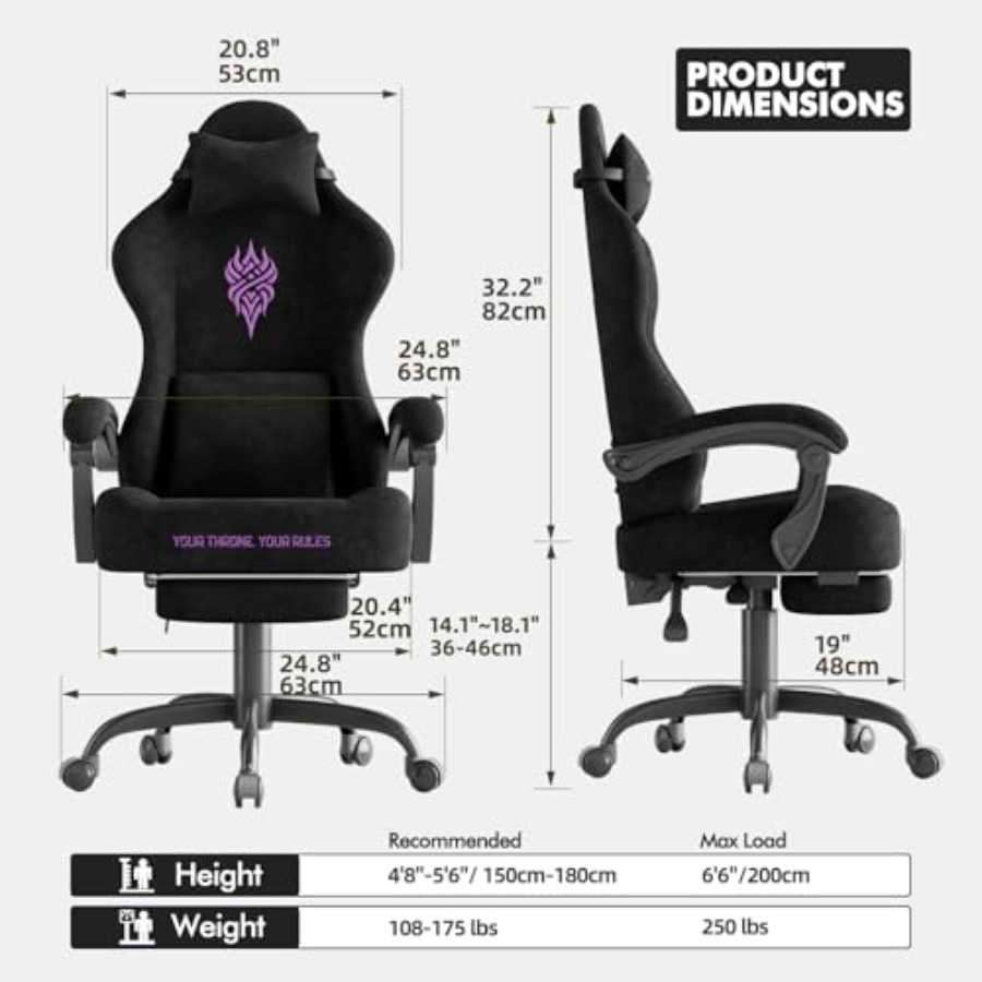 Cadeiras de Jogos para Gamers  - Massage avaliação e preço