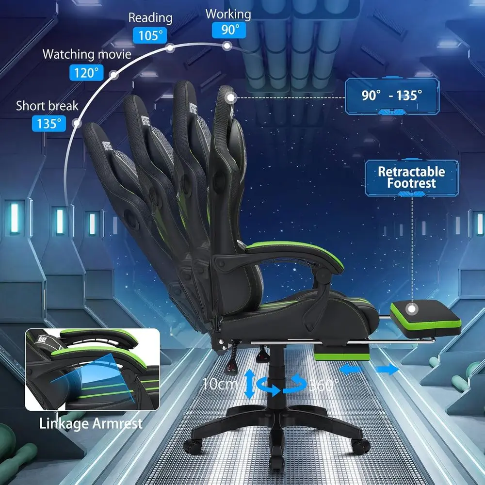 Cadeira ergonômica para jogos  - Massage avaliação e preço