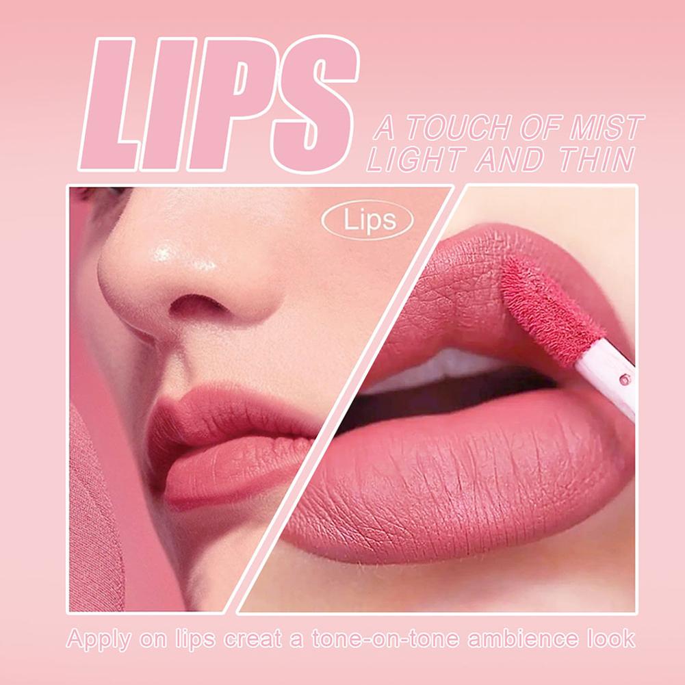 3 pçs/set nude brilho labial f - Matte Velvet Lip Tint Long Lasting avaliação e preço