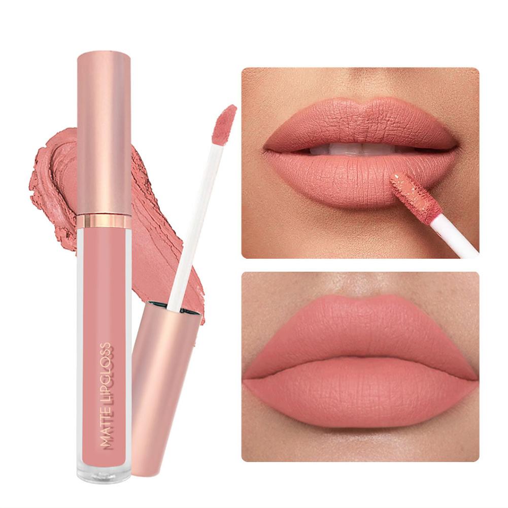 3 pçs/set nude brilho labial f - Matte Velvet Lip Tint Long Lasting avaliação e preço