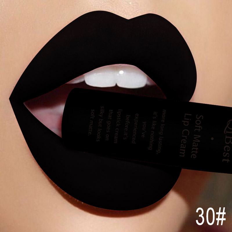 Qibest sexy veludo fosco brilh - Matte Velvet Lip Tint Long Lasting avaliação e preço
