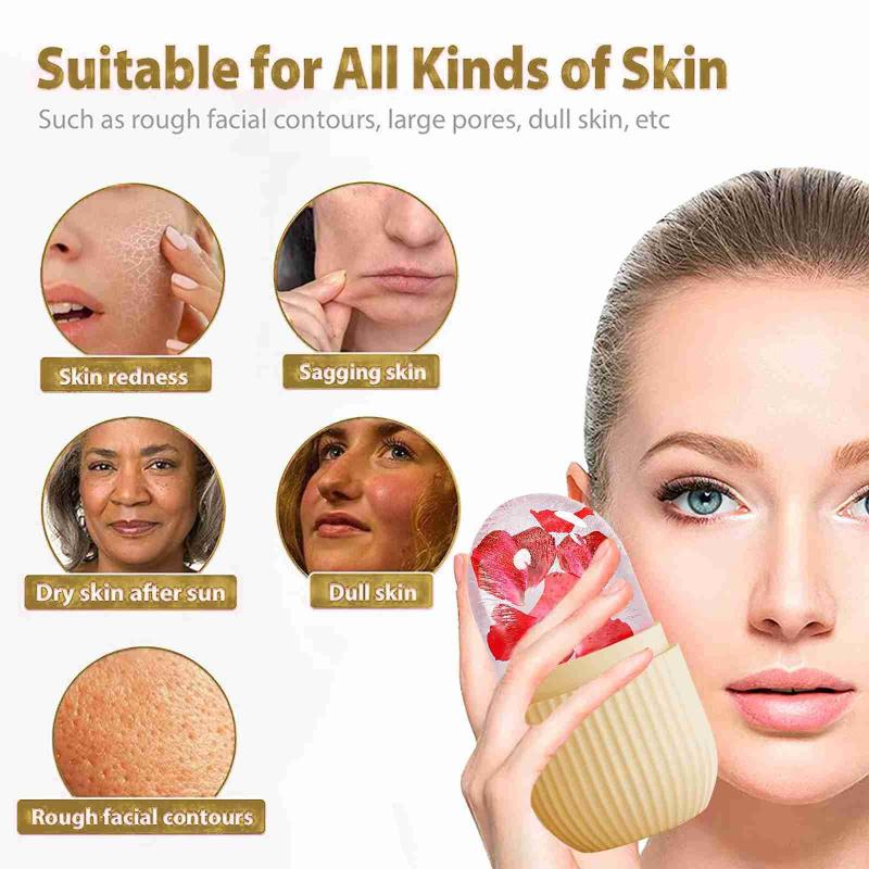 1 unidade de rolo facial de ge - Face Ice Roller Puffiness avaliação e preço