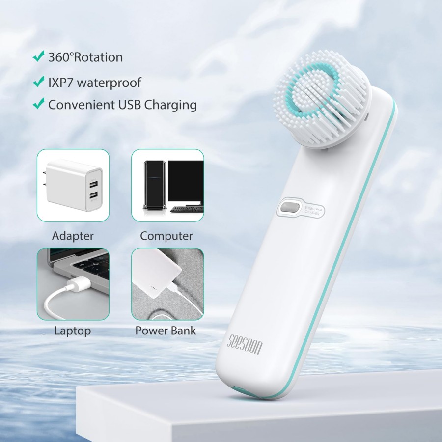Escova de Limpeza Facial, Esfo - Silicone Face Scrubber Electric avaliação e preço
