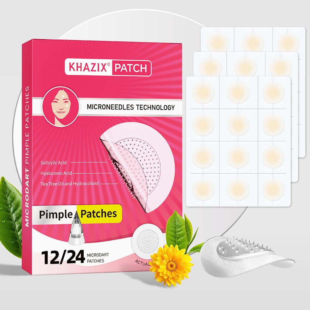 12/24PCS Adesivos de Microagul - Hydrocolloid Pimple Patch avaliação e preço